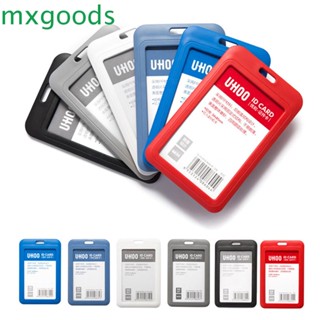 Mxgoods กระเป๋าใส่นามบัตร แบบเชือกแขวน ลายรถบัส สําหรับสํานักงาน