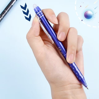 ชุดปากกาเจลลบได้ พร้อมไส้ปากกา 0.5 มม. หมึกเจล สีดํา และสีน้ําเงิน สําหรับสํานักงาน