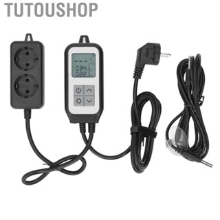 Tutoushop Humidity Controller Outlet EU 100‑250V Humidifier  WIFI Automatic Thermostat control switch humidity