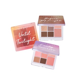 ♦️ของแท้·ส่งด่วน·ถูก♦️Cute Press Day To Night Eye &amp; Cheek Palette #7547x : cutepress เดย์ทูไนท์ อายแชโดว์ บลัชออน dayse