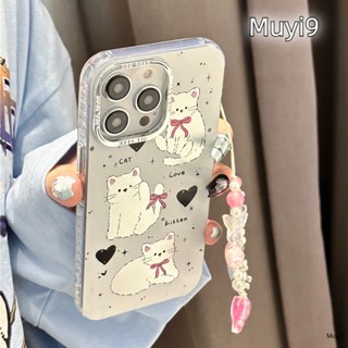 Ins เคสโทรศัพท์มือถือนิ่ม กันตก ลายการ์ตูนแมวน่ารัก สร้างสรรค์ สําหรับ IPhone14ProMax 13ProMax I12 Pro MAX i11 14 13Pro