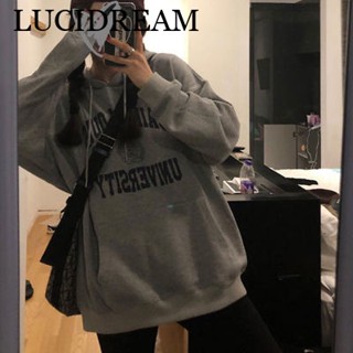 LUCIDREAM เสื้อกันหนาว เสื้อฮู้ด trendy คุณภาพสูง Fashion casual A98J2FD37Z230911