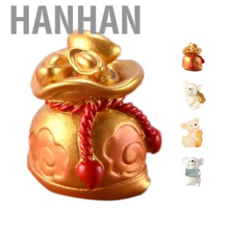 Hanhan Micro Landscape Resin Ornaments Odorless Cute Shape Decoration for Living Room Bedroom