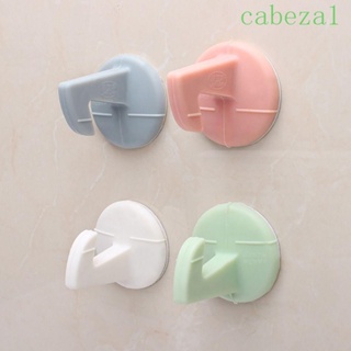 Cabeza แผ่นซิลิโคน กันชนประตู กันชนหลัง แบบหนา พร้อมตะขอ สําหรับติดผนังบ้าน