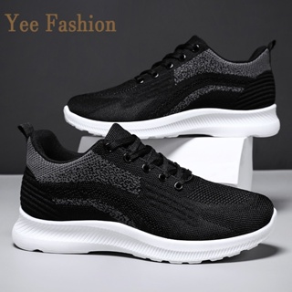 YEE Fashion รองเท้าผ้าใบผู้ชาย รองเท้าลำลองผู้ชาย รองเท้าผ้าใบแฟชั่น สไตล์เกาหลี กีฬากลางแจ้ง ทำงานรองเท้าลำลอง XYD2390VSP 37Z230912