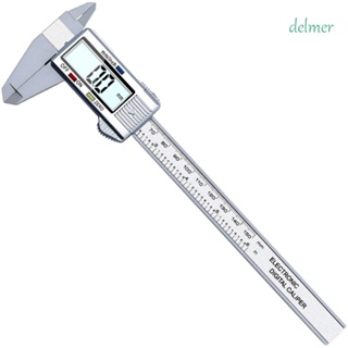 Delmer เวอร์เนียคาลิปเปอร์ดิจิทัล สเตนเลส ความแม่นยําสูง 150 มม. แบบพกพา 6 นิ้ว