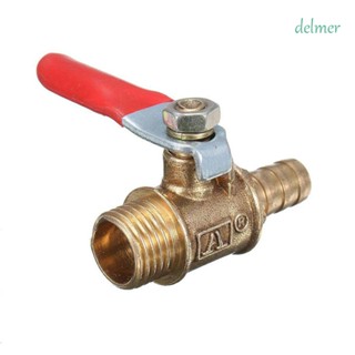 Delmer บอลวาล์วทองเหลือง 1/4 นิ้ว สําหรับระบบชลประทาน ตัวผู้