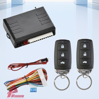 ระบบล็อคกลางรถยนต์ 12V Keyless Entry พร้อมไฟ LED เพื่อความปลอดภัยรถยนต์ [Woodrow.th]