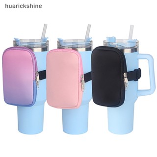 Huarickshine^^ กระเป๋าใส่ขวดน้ํานีโอพรีน ลายเสือดาว พร้อมสายคล้อง ปรับได้ สําหรับ Tumblers 20oz 30oz 40oz