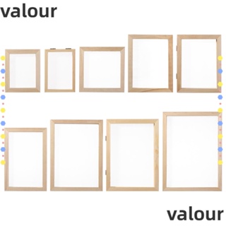 Valour แม่พิมพ์ไม้ ตาข่าย หลายขนาด สําหรับทํากระดาษ