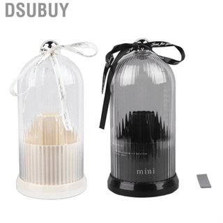 Dsubuy Makeup Brush Storage Holder 360 Degree Rotatable Organizer Dustproof  for Lipstick Cosmetic