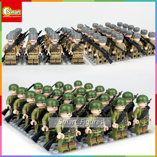 Phalanx Army Building Block Set (ฟิกเกอร์ 24 ชิ้น แถมแผ่นฐาน) ของเล่นฟิกเกอร์ทหาร