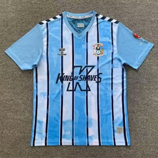 เสื้อกีฬาแขนสั้น ลายทีมชาติฟุตบอล Coventry Home Club 23-24 ไซซ์ S-XXL ชุดเหย้า สําหรับผู้ชาย AAA