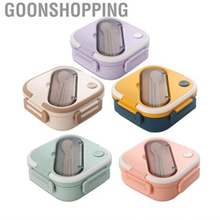 Goonshopping Lunch Box Container  Compartments Insulated Meal Microwave Safe for School