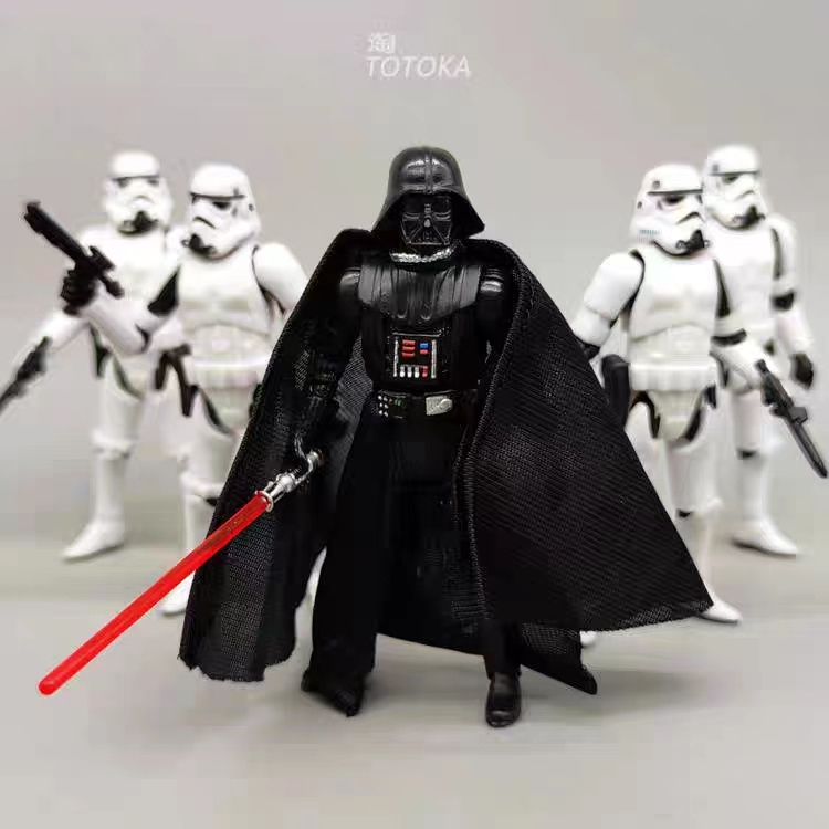 โมเดลฟิกเกอร์ Star Wars The Clone Wars Darth Vader Stormtrooper ขนาดเล็ก ของเล่นสําหรับเด็ก