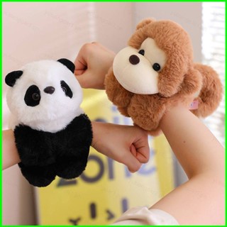 สร้อยข้อมือ ตุ๊กตาการ์ตูนอนิเมะ Tiktok Raccoon MonkeyWristband Snap Ring Panda ของเล่นสําหรับเด็ก