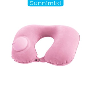 [Sunnimix1] หมอนรองคอ รูปตัว U แบบพกพา สําหรับเดินป่า รถไฟ