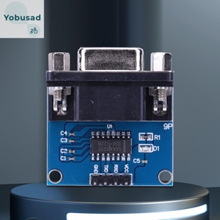 [Yobusad.th] บอร์ดกระพริบ MAX3232 RS232 เป็น TTL MAX232 3.3V-5.5V ตัวเมีย Serial เป็น TTL