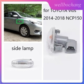 โคมไฟสัญญาณบังโคลนด้านข้าง สําหรับ TOYOTA vios gen3 NCP150 2014 2015 2016 2017 2018 1 ชิ้น