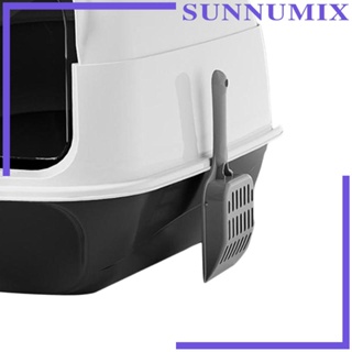 [Sunnimix] ถาดห้องน้ําแมว ขนาดใหญ่ แบบพกพา ถอดออกได้