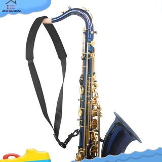 Wonder สายคล้องคอไนล่อน แซกโซโฟน พร้อมตะขอ ปรับได้ สําหรับ Alto Tenor Saxophone Clarinet