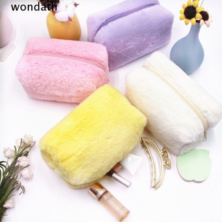 Wonda กระเป๋าเครื่องสําอาง ผ้าวูล 5 สี 19*10*10 ซม. สําหรับผู้หญิง