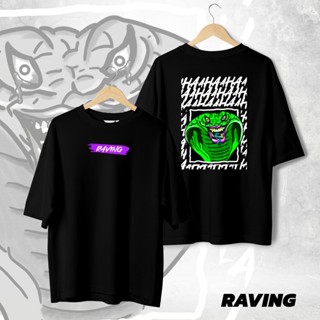 RAVING เสื้อยืดสตรีทOversize คอเลคชั่น Picconomสามารถปรับแต่งได้