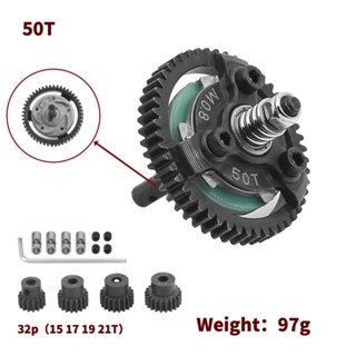 For TRXS SLASH 2WD ชุดกล่องเกียร์ 0.8 แม่พิมพ์ 50T 52T 54T 56T 58T 60T