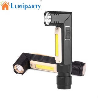 Lumiparty ไฟฉาย Led 10000lm 90 องศา สว่างมาก กันน้ํา ชาร์จ Usb