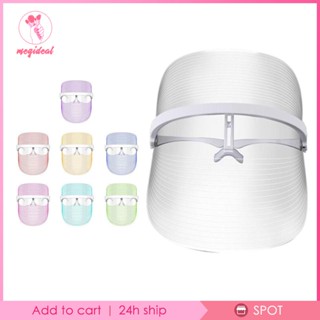 [MEGIDEAL] อุปกรณ์ไฟโฟตอน LED 7 สี สําหรับแต่งหน้า