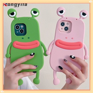 เคสโทรศัพท์มือถือ ซิลิโคน ลายการ์ตูนกบน่ารัก สีเขียว สําหรับ Realme 8 5G 8S Q3 Q3i 5G C25 C25S C15 C12 C11 2020 5i 6i 5 Pro 5s Q C3 X3 Super Zoom X50