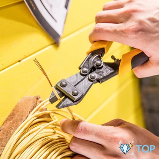 กรรไกรตัดเหล็กเส้น ขนาด 8 นิ้ว คีม ตัดลวด แข็งแรง อย่างดี กรรไกรลวด cable Cutter