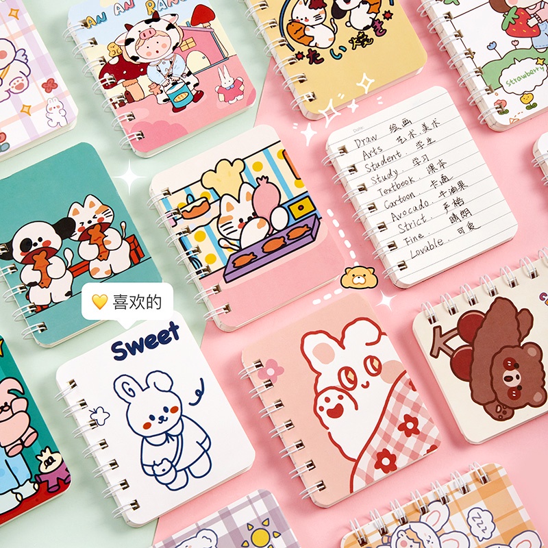 SMALL MOTIF NOTEBOOK / A7 NOTEBOOK / NOTEBOOK / MINI NOTEBOOK
