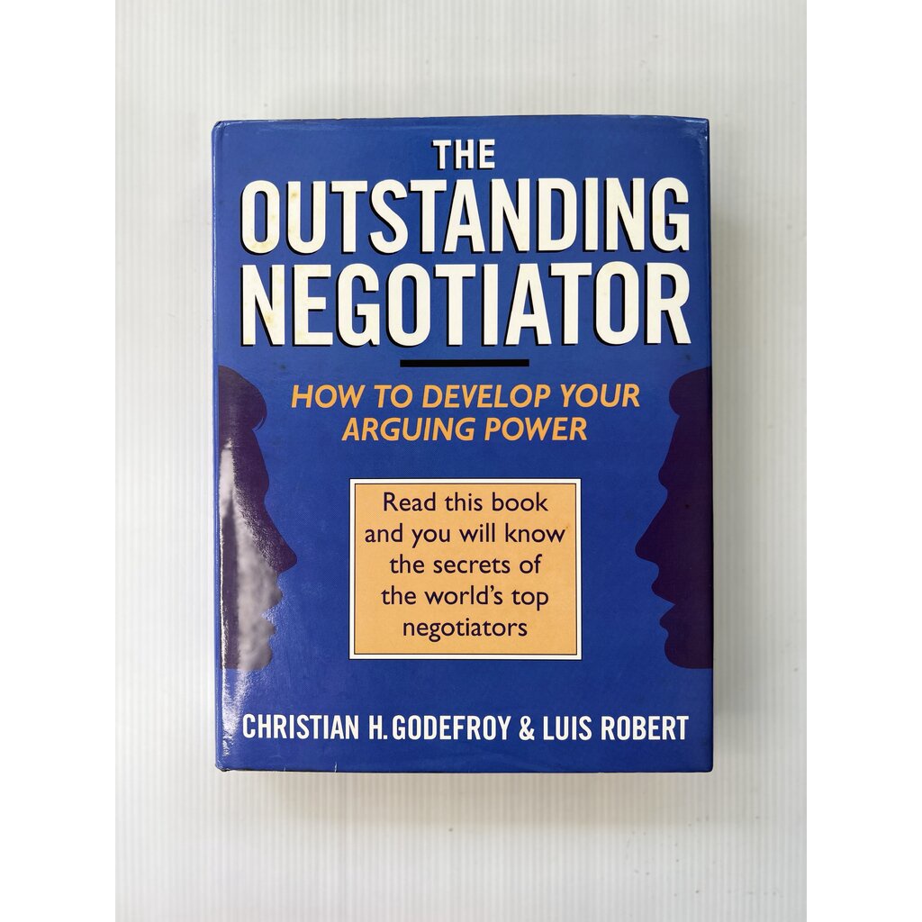 The Outstanding Negotiator Christian Godefroy , Luis Robert 8 July 1993 90-99% Hardcover