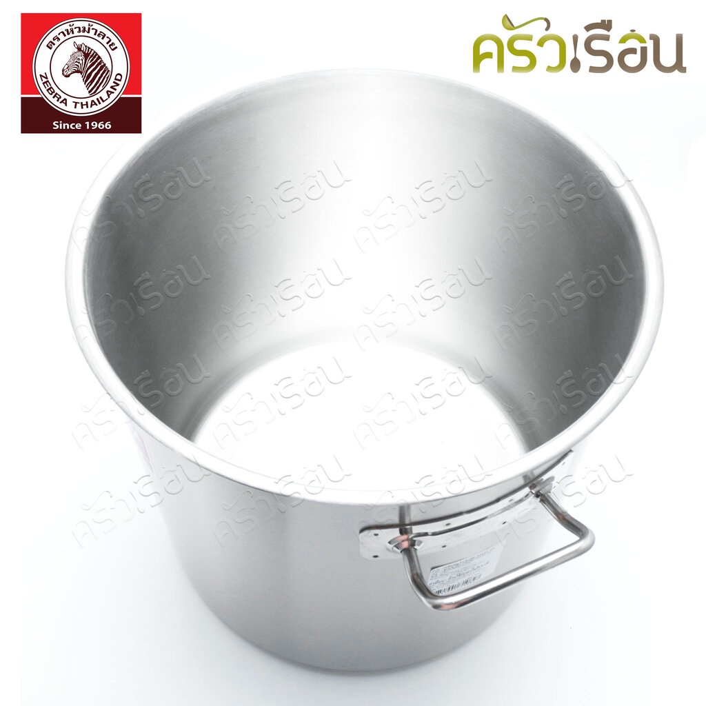 ZEBRA หม้อสตูว์ Cheffy Ø 40 ซม. สูง 40 ซม. หนา 0.8 มม. ความจุ 50.2 ลิตร ตราหัวม้าลาย 171090 40x40 - รูปที่ 4