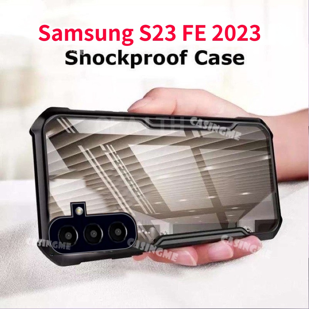 Samsung S24 FE 2024 Transprent AirBagสําหรับSamsung Galaxy S23FE S 23 23S S23 FE S23 Plus SamsungS23FE Ultra 4G 5G 2023 กันชนกันกระแทกปลอกใสปกหลังแข ็ ง