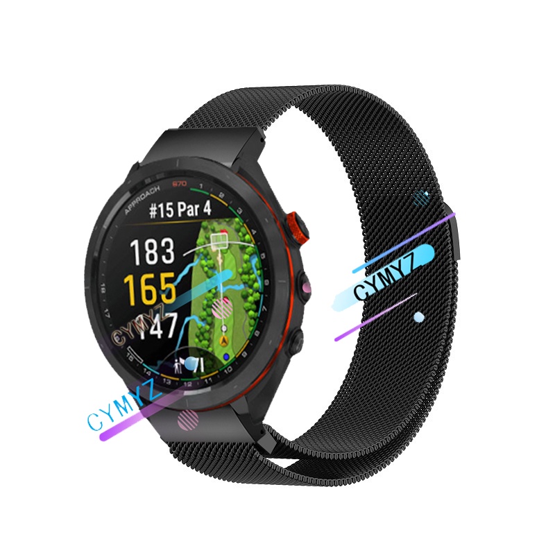 Garmin Approach S70 สายนาฬิกาข้อมือ โลหะ สเตนเลส สายรัดข้อมือกีฬา Garmin Approach Smart watch สาย Ga