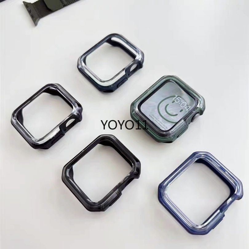 เคสนาฬิกาข้อมือ กันกระแทก กันรอยขีดข่วน สําหรับ Apple Watch Case 49/41/45/42/38 มม. 44 มม. 40 มม. iWatch 9 8 7 6 SE 5 4 3 2 1