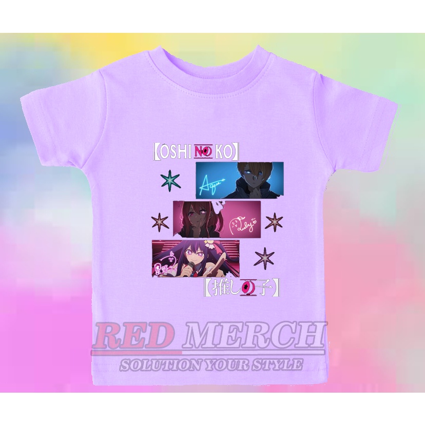 Ai Hoshino OshinoKo เสื้อยืดแขนสั้นเด็ก