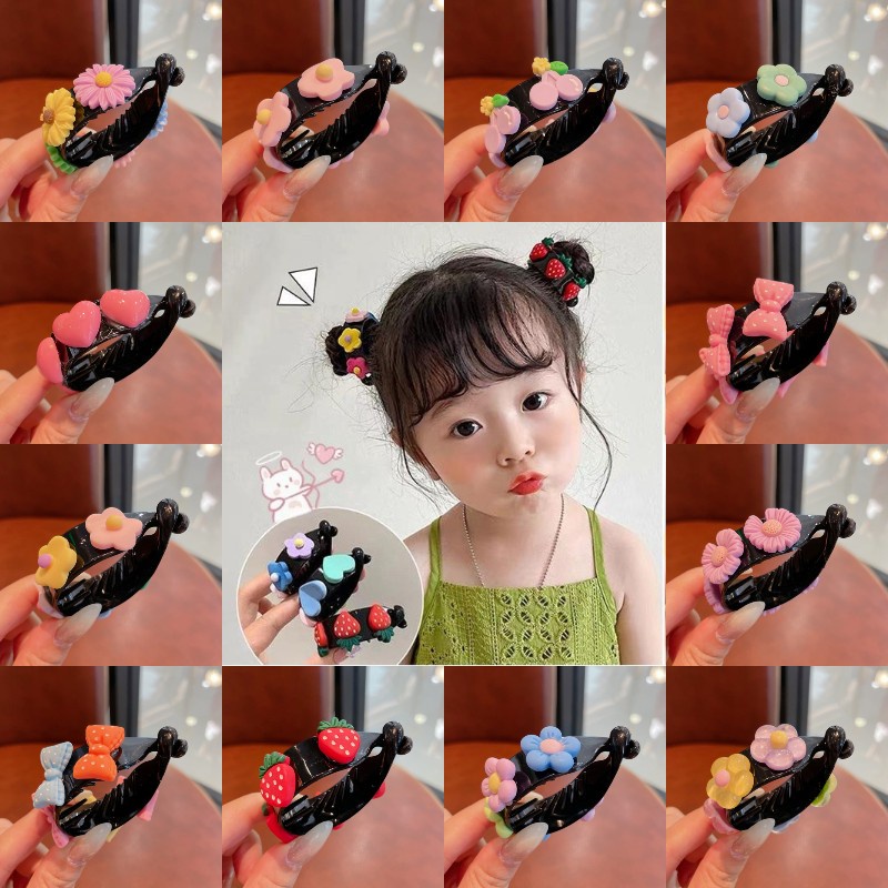 กิ๊บติดผม ลายการ์ตูนน่ารัก สไตล์เกาหลี สําหรับเด็กผู้หญิง