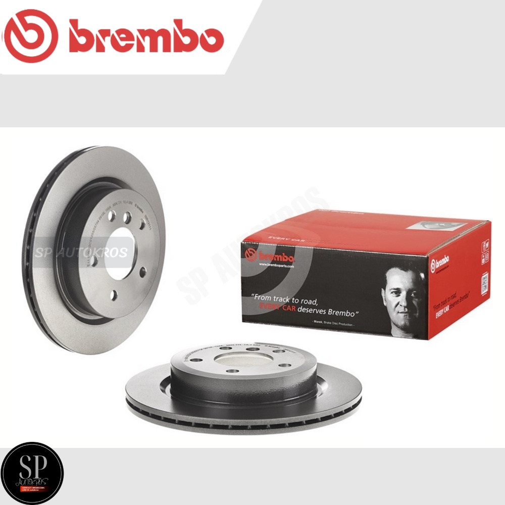 BREMBO จานเบรคหลัง BMW Z4 E89 (20i 23i) (HC) 2009-2016 / 09 R121 11 / ราคา 1ใบ