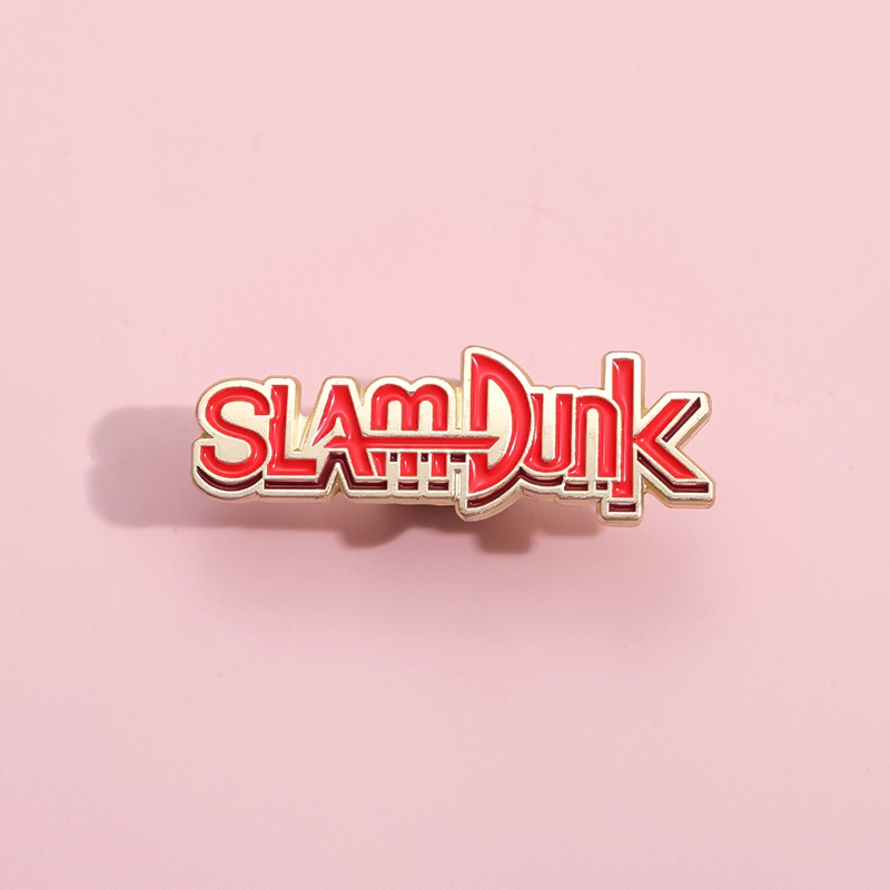 เข็มกลัดโลหะ รูปการ์ตูนมังงะ Slam Dunk เหมาะกับของขวัญ สําหรับเพื่อน