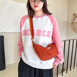 【พร้อมส่ง】miss bag fashion กระเป๋าสะพายข้างสไตล์ใหม่ กระเป๋าสะพายไนลอน รุ่น D-1555