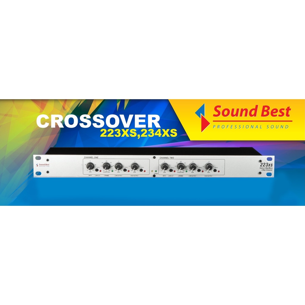(มีตัวเลือก) Sound Best CROSSOVER CR-223XS สเตอริโอครอสโอเวอร์ CR-223XS (ขาว)