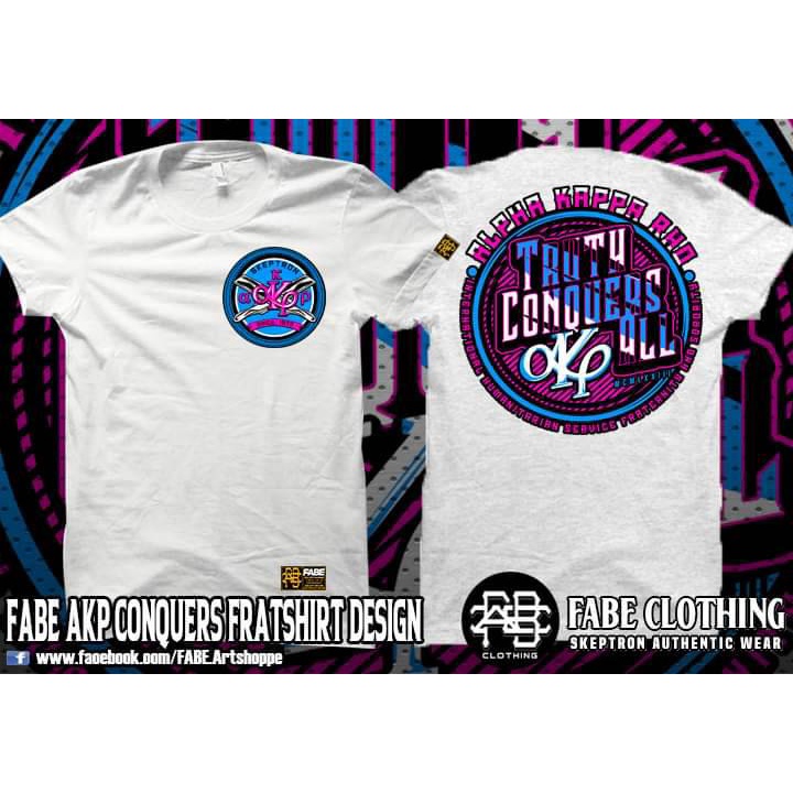 แฟชั่น เสื้อยืด / 2022 AKP คอตตอน unisex สีดํา / สีขาว / เสื้อยืดระเหิด Frat เสื้อยืด! ดับบลิวอาร์จี