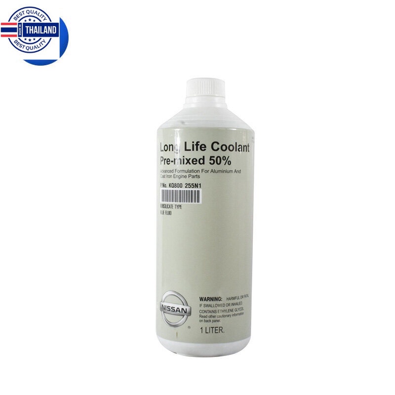 น้ำยาหม้อน้ำ / น้ำยาหล่อเย็น NISSAN แท้ห้างNS 1Lสีฟ้า/4Lสีฟ้า KQ800-255N1KQ800-255N4 สินค้าได้รัตามร