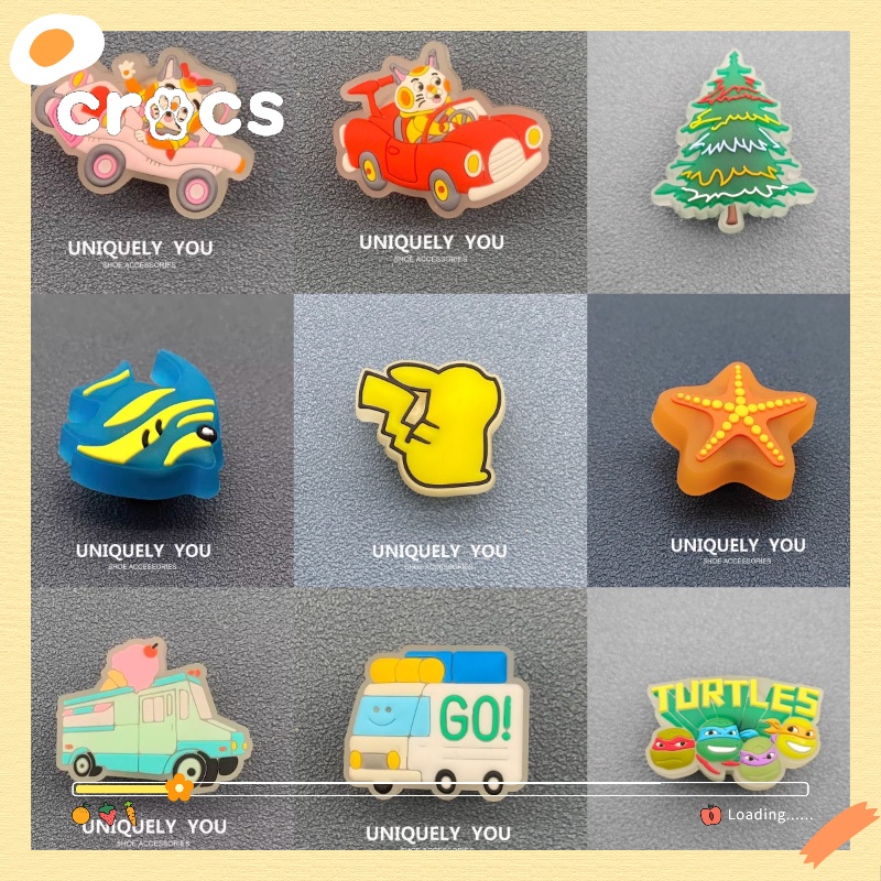 ใหม่ Crocs jibbitz หัวเข็มขัดไฟ Led รูปปิกาจู เรืองแสง ควบคุมได้