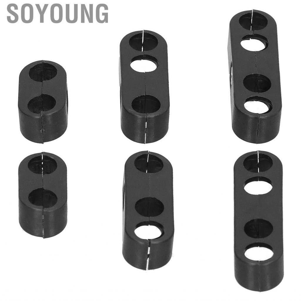 Soyoung 7 มม./8 มม.รถ Spark Plug สายไฟ CLAMP แยกสายจุดระเบิดสายประแจทนอุณหภูมิสูงสีดำ - รูปที่ 5