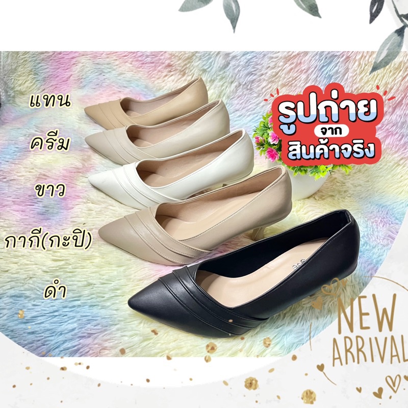 B010/2 :Size41-45(ในไทน) ss ส้นเข็ม2นิ้ว บีลองเซ่ ไซร้35-40แยกตะกล้า มี5สี/ ดำ /แทน/ กากี/ (ขาวมี39)/ ครีม