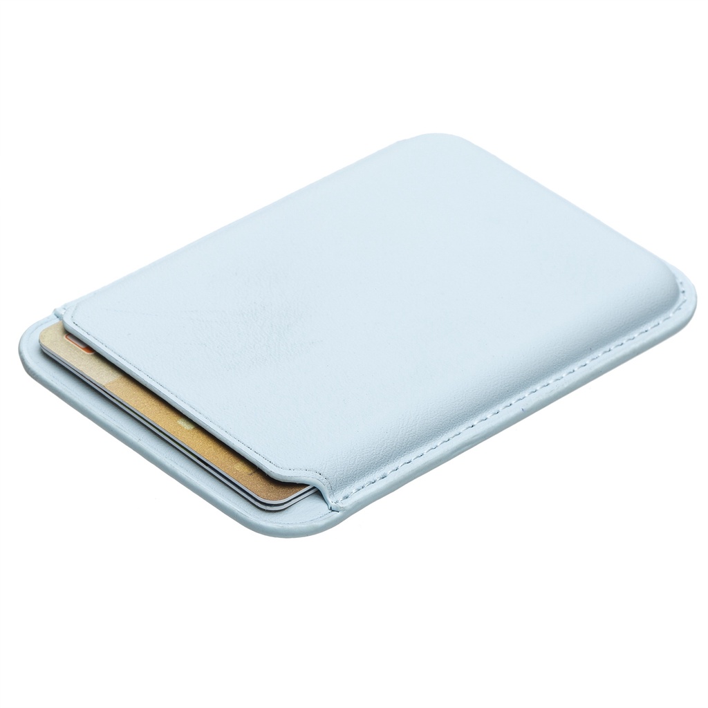 สำหรับ iphone14กระเป๋าใส่บัตรแม่เหล็กสำหรับแอปเปิ้ล13PROMAX MagSafe หนังผิวสัมผัส12ซองใส่บัตรด้านหลัง